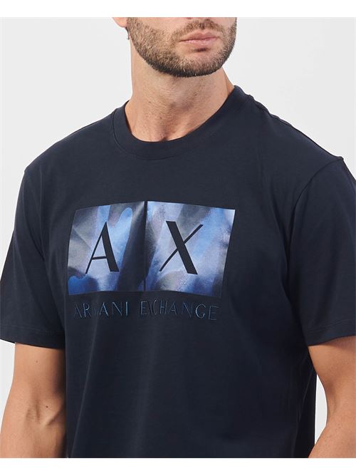 T-shirt uomo Armani Exchange con logo ARMANI EXCHANGE | 6DZTHF-ZJH4Z1510